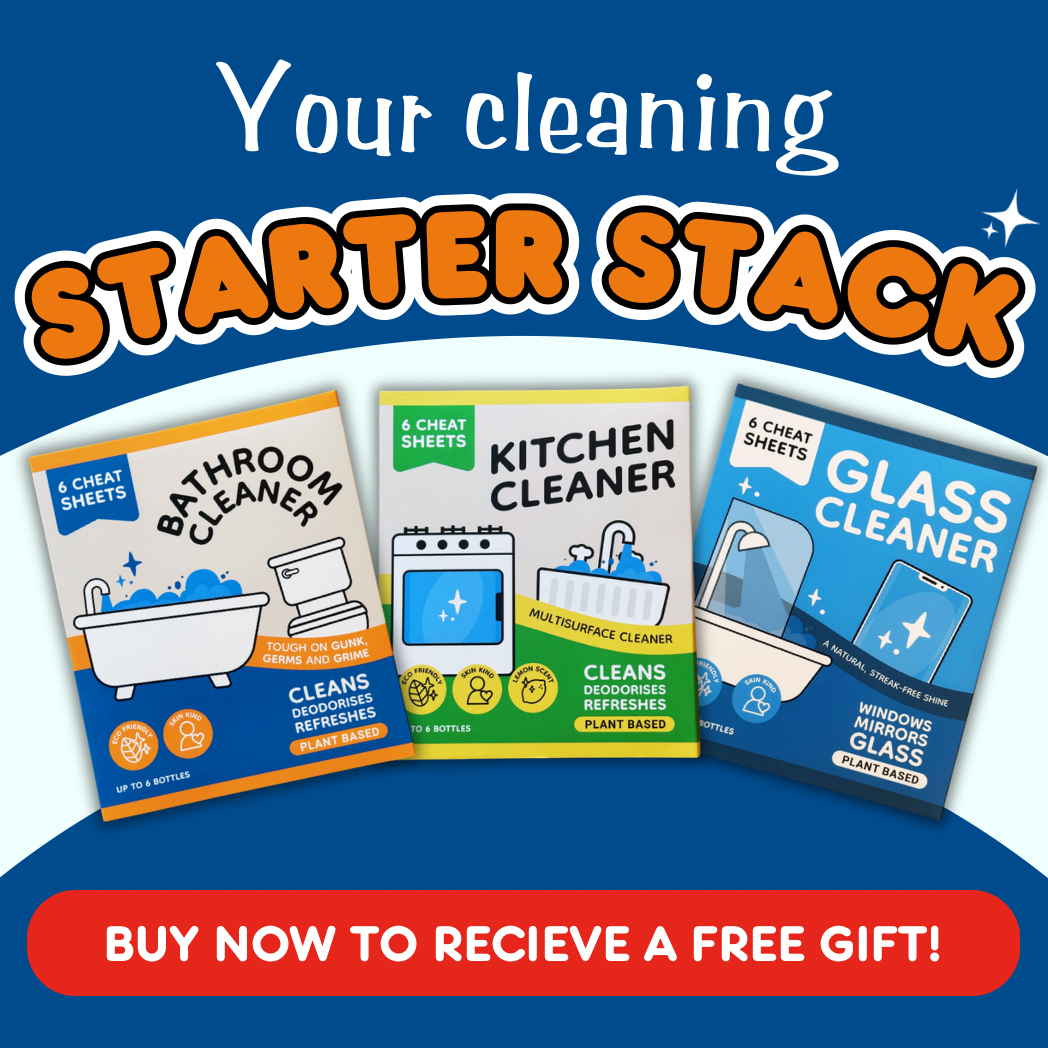 STARTER STACK BUNDLE: KITCHEN, BATHROOM, GLASS CLEANER